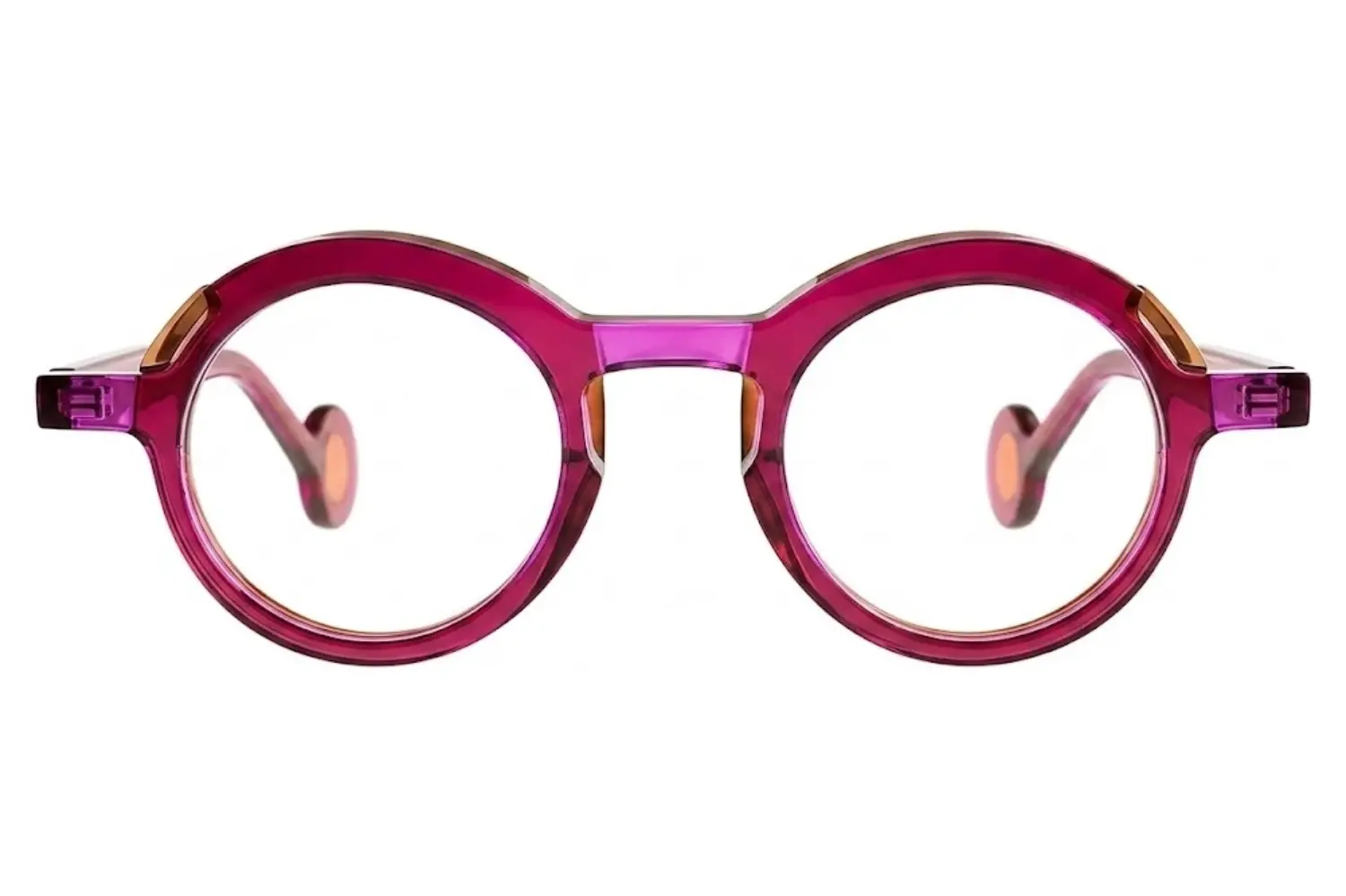 Theo Jackson 019 Fluo Purple + Transparent Brown