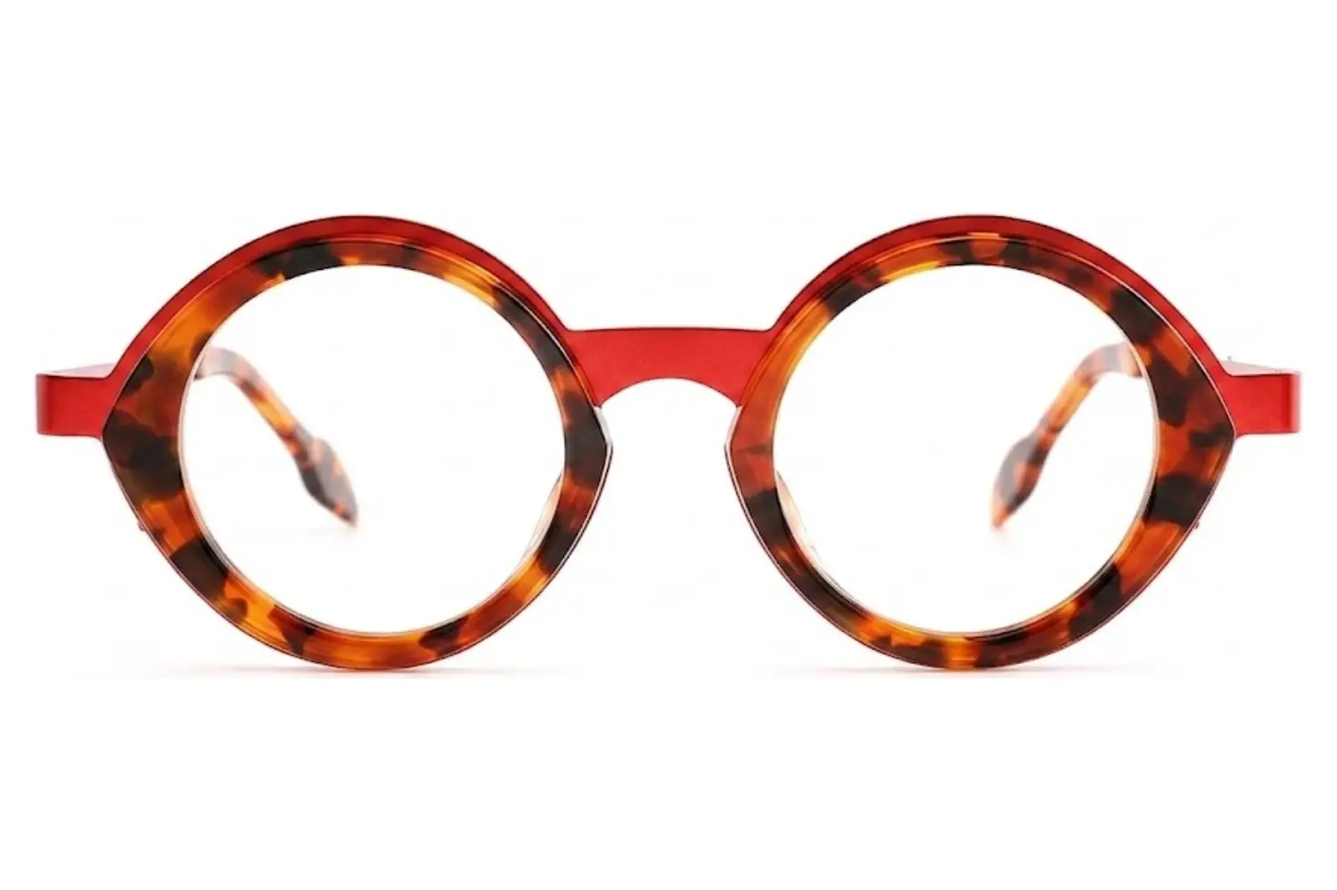 Theo Pipe 005 Hot Red Shine + Brown Dalmatian