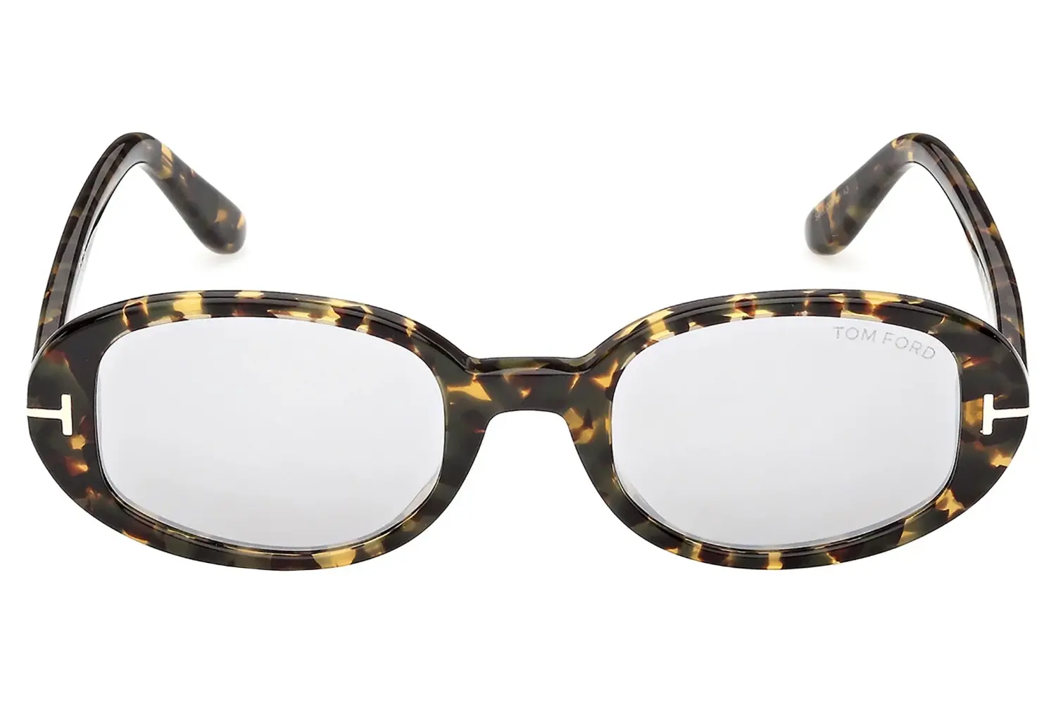 Tom Ford FT1364 55C 49 Renkli Havana Füme Aynalı Unisex Güneş Gözlüğü