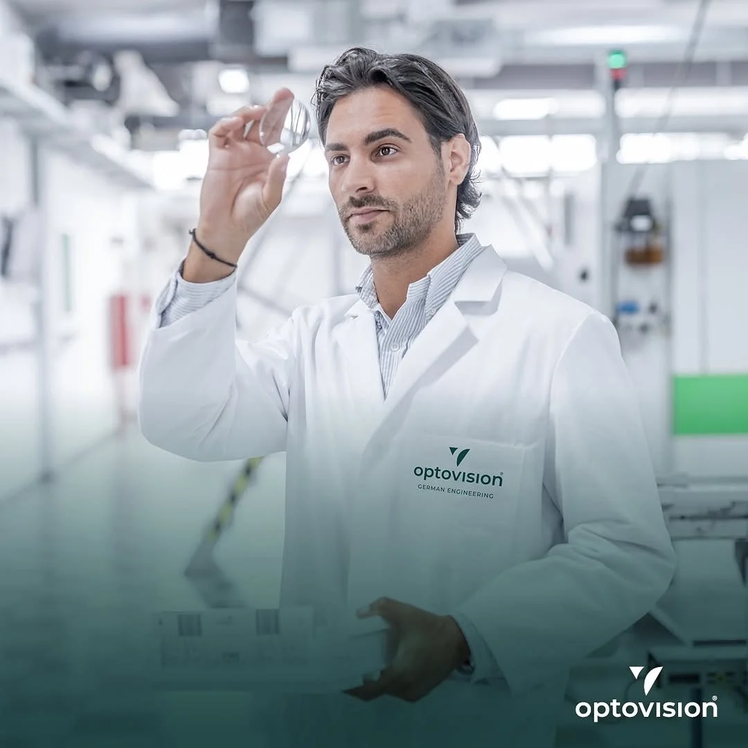 Optovision üretim tesisi - gözlük camı üretimi