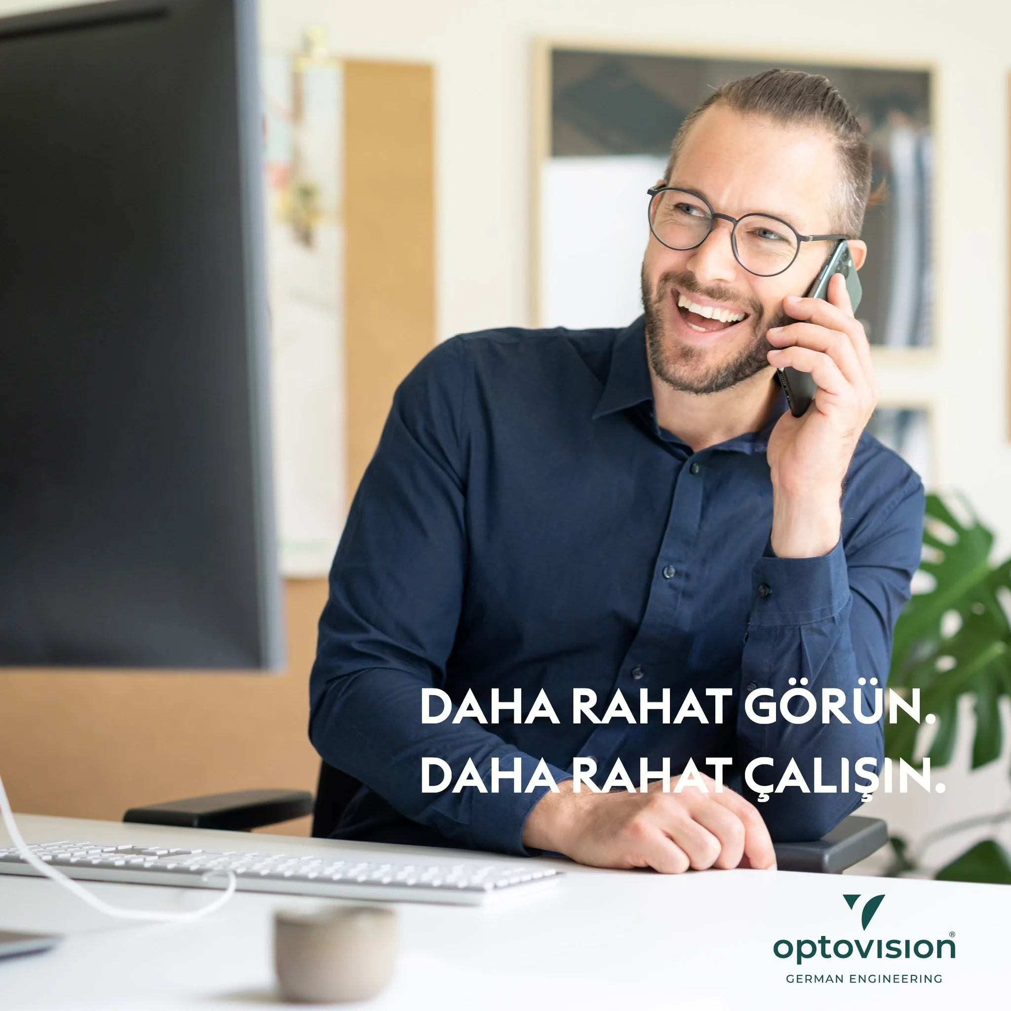 İç mekân için özel tasarlanmış Optovision gözlük camları