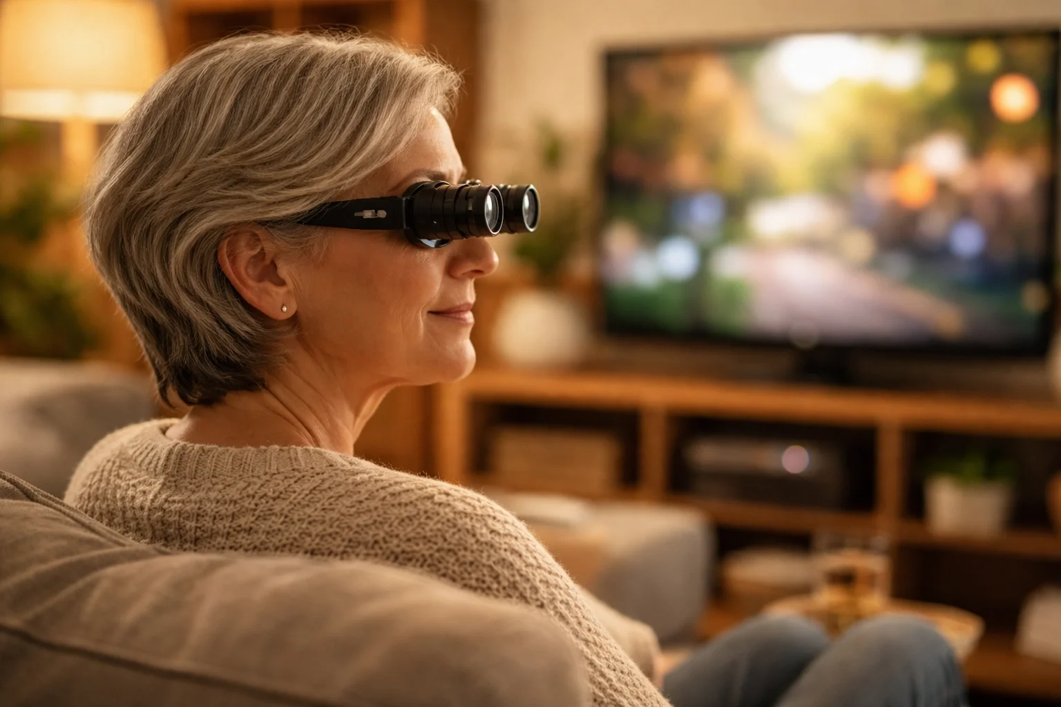 Teleskopik gözlük kullanımı