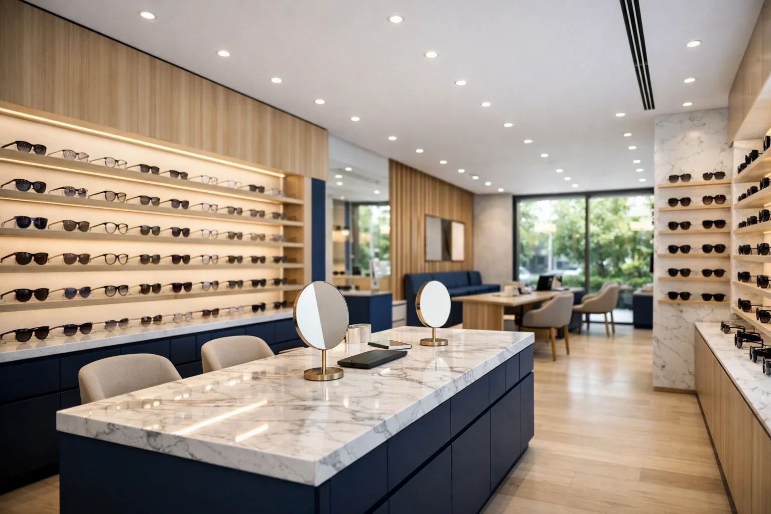 CK Optik — in-store service and eyewear