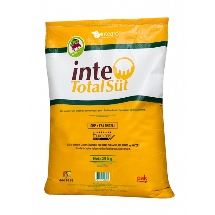 inteTotalSüt 25 KG
