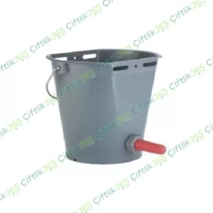 TEK EMZİKLİ BUZAĞI SÜT EMZİRME KOVASI - 8 LT