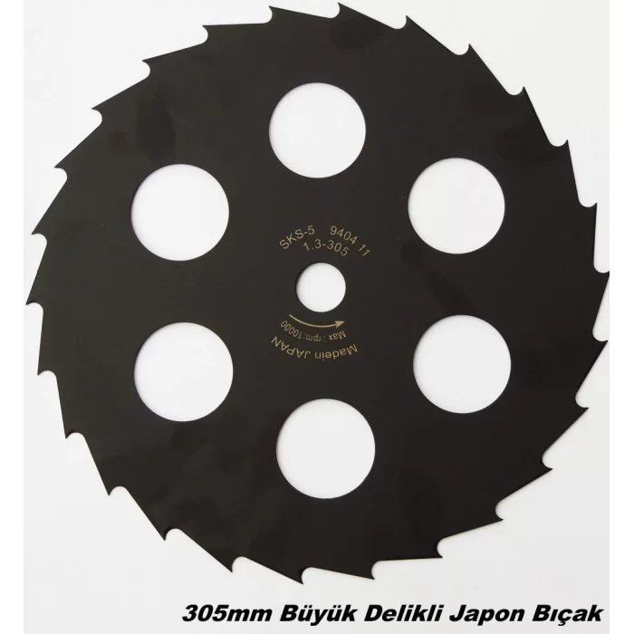 FERRİNO TIRPAN BIÇAĞI 6 DELİKLİ 305MM 26 DİŞ JAPON