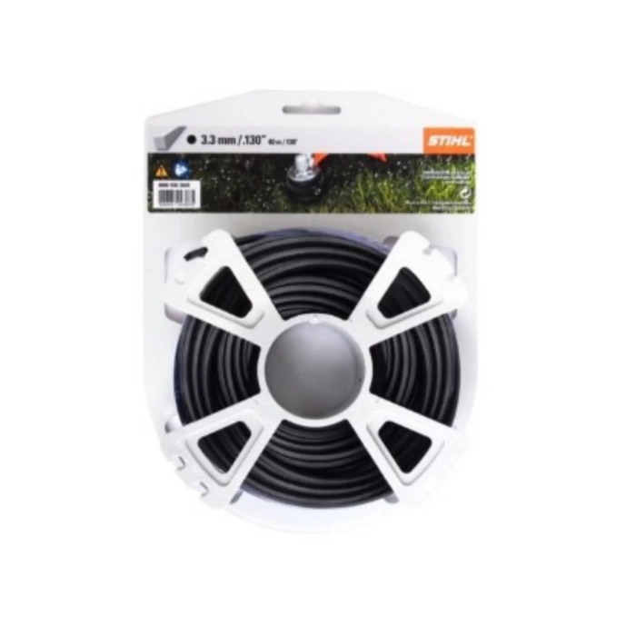 Stihl Misine Motorlu Tırpan Misina 3.3mm 38mt Siyah 4 Köşe
