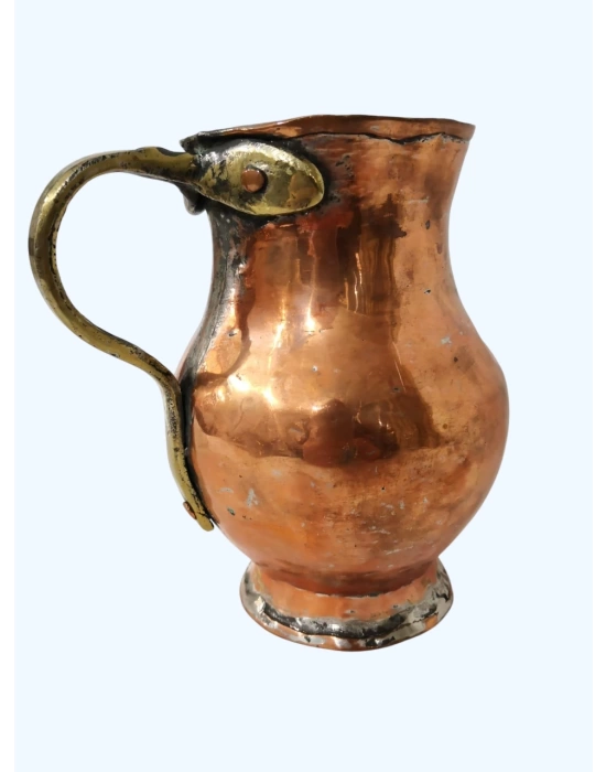 Bakır Maşrapa Aoa Ölçü 11X14Cm 16Cm Yüksekliği