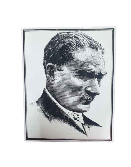 Atatürk Siyah Beyaz Tablosu