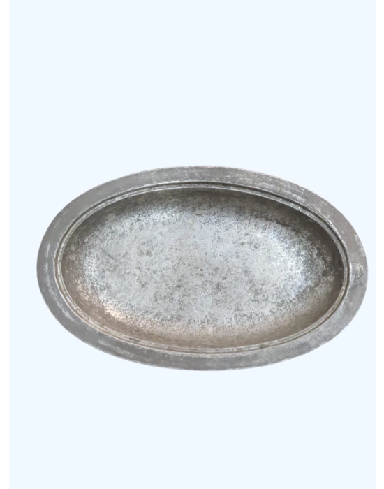 Eskilerden Dövme Bakır Oval Tabak