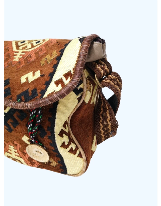 Kilim Desen Omuz Çantası