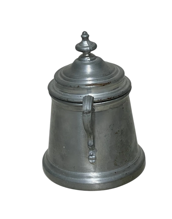 Vintage International Pewter Kapaklı Şekerlik