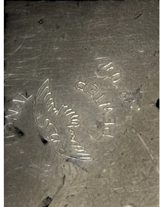 Vintage International Pewter Kapaklı Şekerlik