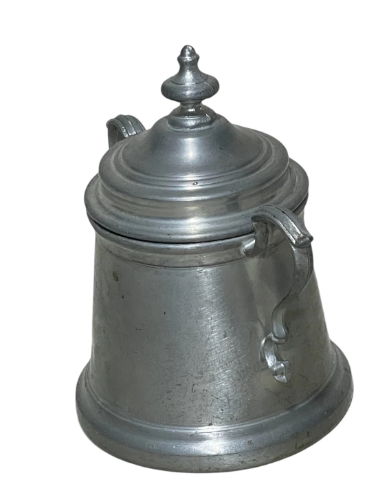 Vintage International Pewter Kapaklı Şekerlik