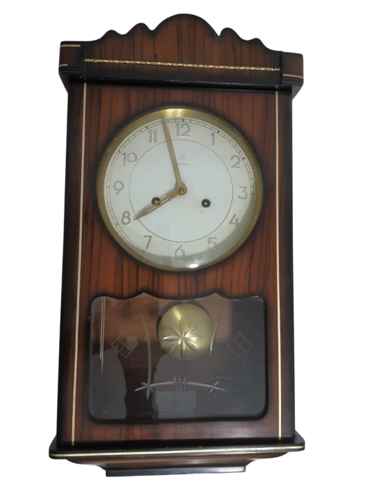 Vintage Muhteşem Performansli Duvar Saati Aoa Ölçü 29X13Cm 56Cm Yüksekliği