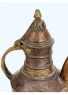 Antika Bakır İbrik Ölçü Çap 22 Cm H 35 Cm