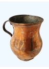 Bakır Maşrapa Aoa Ölçü 11X14Cm 13Cm Yüksekliği