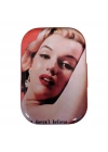 Marilyn Monroe Portresi Bulunan Nostaljik Bir Dekoratif Metal Kutu