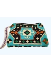 Kilim Desen Cüzdan Boy Çanta