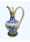 Orta Boy Seramik El Boyamali İbrik Aoa Ölçü 10X14Cm 20Cm Yüksekliği