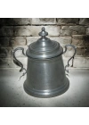 Vintage International Pewter Kapaklı Şekerlik