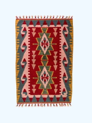 El Dokumasi Halı Kilim Yolluk Paspas Ölçü 115X77,5 Cm