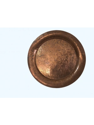 Antika Bakır Duvar Dekoru Aoa Ölçü 40Cm Çapi