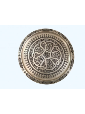 Ağır İşlemeli Bakır Tepsi