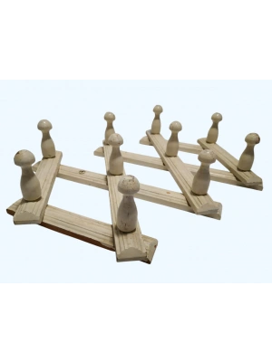 Ahşap Hareketli Askı