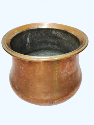 Tombak Tarzi El Dövme Bakır Kazan