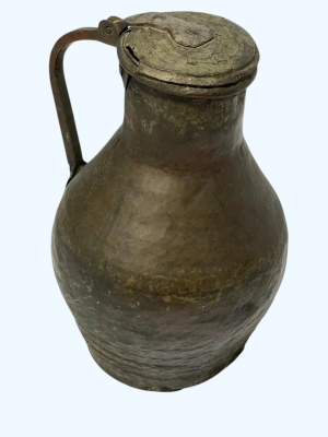 1850 Li Yillara Ait El İşlemeli Bakır Güğüm Aoa