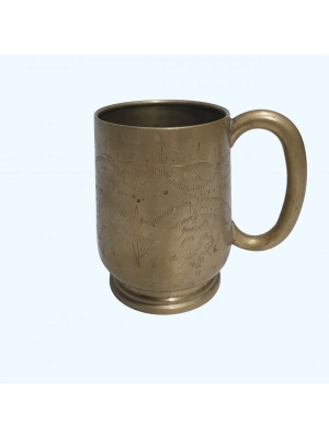 Ağır İşlemeli Bakır Bardak Aoa