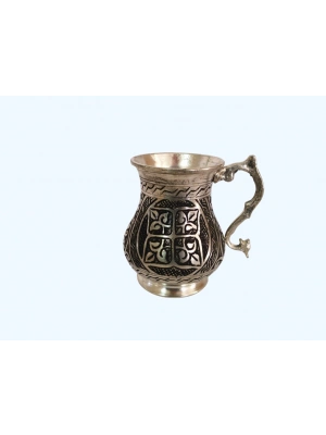 Ağır İşlemeli Bakır Bardak