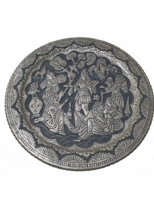 Ağır İşlemeli Bakır Tepsi