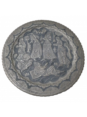 Ağır İşlemeli Bakır Tepsi