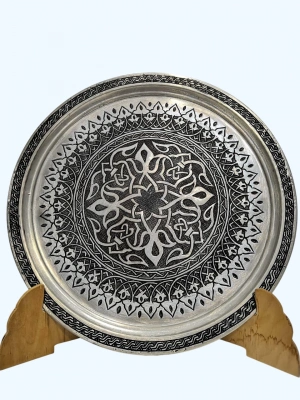 Ağır İşlemeli Elde Dövme Tepsi