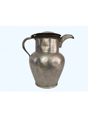 Antika Bakır Sürahi Aoa Ölçü 16Cm Çapi 26Cm