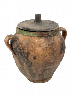 Antika Toprak Güveç Küp Bakraç