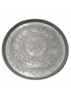 bakır el işi tepsisi