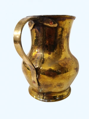 Bakır Üzeri Pirinç Kaplama Maşrafa