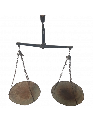 ÇİFT KEFELİ ANTİKA TERAZİ