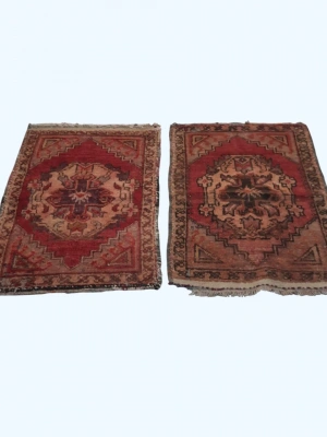 El Dokuma İkiz Yastik Halı