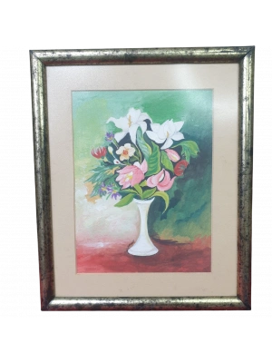 El işi çiçek tablosu