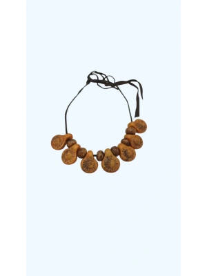 El Yapimi Etnik Kolye Ölçü 16X8 Cm