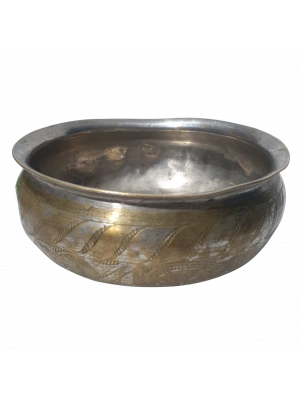 Eski Bakır işlemli tas