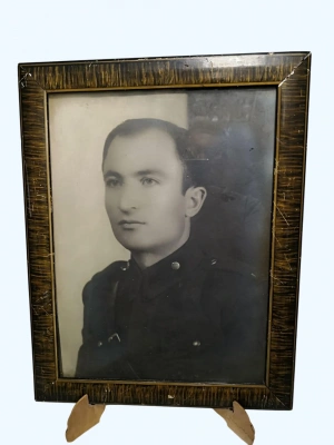 Eskilerden Ahşap Çerçeveli Asker Fotografi Aoa