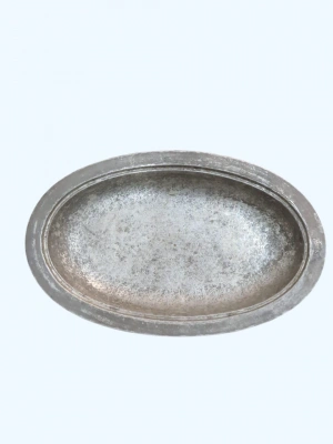 Eskilerden Dövme Bakır Oval Tabak