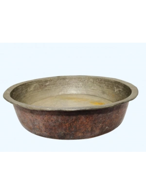 Eskilerden El Dövme Bakır Pekmez Leğeni