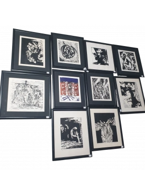 Farklı boyutlarda bir grup resim