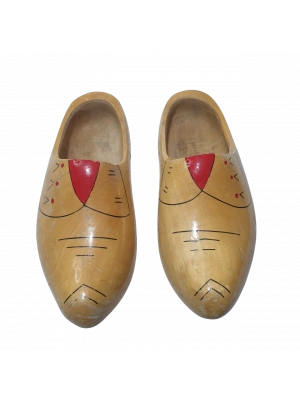 hollanda el boyama tahta ayakkabı